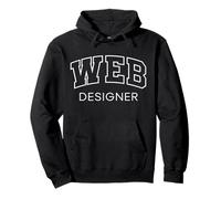 Web Designer Funny Athletic Lettering Webmaster Gifts Pullover Hoodie