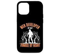 Web Developer by Day Zombie by Night Funny Halloween Creepy Case for iPhone 12/12 Pro