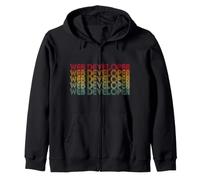 Web Developer Front-End Developer Vintage Zip Hoodie