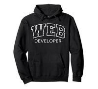 Web Developer Funny Athletic Lettering Coder Gifts Men Women Pullover Hoodie