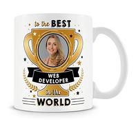 Web Developer Gift Photo Mug - to The Best Web Developer in The World