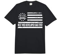 Web Developer Web Design Website US American Flag Patriotic Comfort Colors Adult Heavyweight T-Shirt