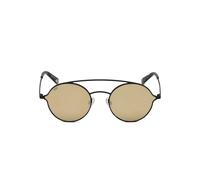 WEB eyewear double-bridge round-frame sunglasses - Black 56