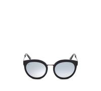 WEB eyewear Top Knot. round-frame sunglasses - Black One Size