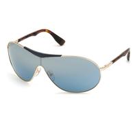 Web Eyewear Women's WE0282-0032X Sunglasses in Blue Web Eyewear Blue One Size