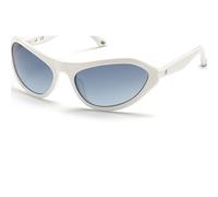 Web Eyewear Women's WE0288-6021W Sunglasses in Blue Web Eyewear Blue One Size