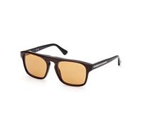 Web Man WE0325 50E Sunglasses Acetate Black Orange Squared Normal