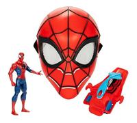 Web Slinger Roleplay Trio for Kids, 3Pc Super Hero Action Set with Projectile Launcher, Adjustable Mask & Poseable Figure, Ages 5+