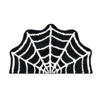 Web Spider Bath Mat - Halloween Gothic Bathroom Mat, Absorbent Floor Mat Non Slip | Spooky Decor Mat for Door,Bathtub,Toilet,Kitchen,Theme Carpet S