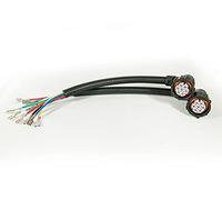 Web Truck Derived Wiring Harness Plug (7 cables, 7 functions) for DAF, VW, Volvo, Man, Scania, Mercedes, Iveco, Fiat - Rear Light Connection