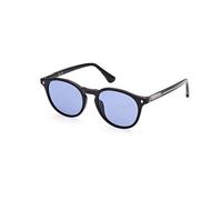 Web Unisex WE0328 01V Sunglasses Acetate Black Blue Round Normal