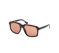 Web WE0378 56J Man Sunglasses Acetate Havana Brown Squared Normal