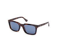 Web WE0388 52V Man Sunglasses Acetate Havana Blue Squared Normal