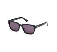 Web WE0391 01A Man Sunglasses Acetate Black Smoke Squared Normal