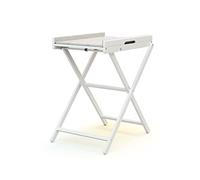 WEBABY - PALA White Folding Changing Table | Open Dimensions (L x W x H): 78 x 58 x 90.5 cm | Dimensions Folded (L x W x H): 58 x 11.5 x 111.5 cm | PVC Mattress Included