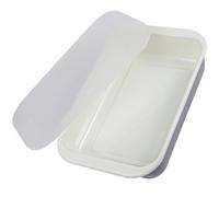 webake Enamel Roasting Tin with Lid Deep Pie Dish Large Roasting Baking Tray Enamel Bakeware Oven Pans, 37 x 24 x 7 cm