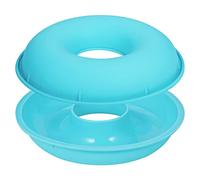 webake Large Doughnut Cake Mould Silicone Savarin Ring Cake Tin Donut Baking Pan 24cm Set of 2 Halves Moulds