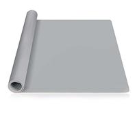 Webake Large Silicone Mat for Worktops 60 × 40 cm Pastry Mat Multipurpose Non-Stick Baking Mats for Countertop Protector, Resin, Art and Craft Mat 24 x 16 Inch (Grey)