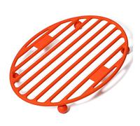 Webake Roasting Rack Oval Silicone 11x8 Inches Cooling Drying Rack Kitchen Cooking Rack for Baking Roasting Pan, Heat-Resistant Silicone Trivet