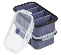 webake Silicone Soup Freezer Tray with Lid 1 Cup 250 ml 2 Pack Soup Storage Containers for Freezing Extra Large Jumbo Ice Cube Tray for Soupe, Broth, Sauce, Butter, Meal Prep, Food Storage