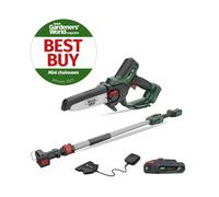Webb 20V 15cm (6") Cordless Pruing Saw with Extension Pole (2AH B Webb 20V 15cm (6") Cordless Pruing Saw with Extension Pole (2AH Battery & Charger)