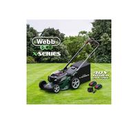 Webb 40V Cordless Brushlesss Self Propelled Lawnmower 47cm 40V Cordless Brushlesss Self Propelled Lawnmower 47cm