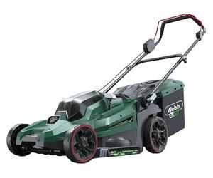 Webb Classic WEV20X2LM43B4X Cordless Rotary Lawn Mower - Black & Green, Black,Green