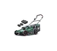 Webb Eco 40V (2 x 20V) Cordless Rotary Lawnmower, 43cm 17inch Cutting Width, 6 Cutting Heights, 50L Collection Bag and Easy Storage