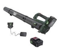 Webb Eco WEV20AB 20v Cordless Axial Garden Leaf Blower 2 x 4ah Li-ion Battery Charger