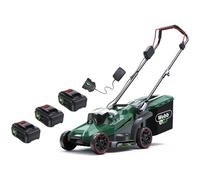 Webb Eco WEV20LM33 20v Cordless Brushless Rotary Lawnmower 330mm 3 x 4ah Li-ion Battery Charger