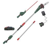 WEBB WEV20PSHTB2 Cordless Pole Hedge Trimmer - Green & Grey, Green