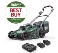 Webb WEV20X2LM43 40v Cordless Brushless Rotary Lawnmower 430mm 2 x 4ah Li-ion Charger