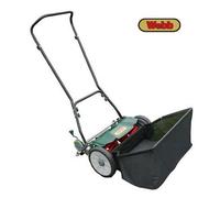 Webb H18 Hand Push Cylinder Lawn Mower 45cm/18in Contact Free Sidewheel Rear Roller