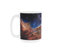 NASA Carina Nebula Mug in White NASA White