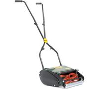 Webb WEH12R Manual Hand Push Cylinder Lawnmower with Roller, Adjustable Cutting Heights, 30cm Cutting Width and 18L Collection Bager with Roller,