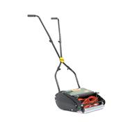 Webb WEH12R Manual Hand Push Cylinder Lawnmower with Roller, Adjustable Cutting Heights, 30cm Cutting Width and 18L Collection Bag