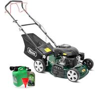 Webb Wer460Sp 18"/46Cm Self-Propelled Rotary Petrol Lawn Mower, 141Cc, 7 Cutting Heights, 55L Bag + Starter Kit - 3 Year