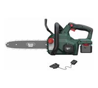 Webb WEV20CS25B4 20V 25cm Cordless Chainsaw (4Ah Battery & Charger) - 4.9m/s Chain Speed, 2500 RPM, 110ml Oil Tank, Self Lubrication