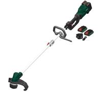 WEBB WEV20X2BCB4X Cordless Grass Trimmer & Brush Cutter Green, Silver & Black, Black,Green,Silver/Grey