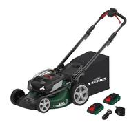 Webb Wev20X2Lm53Spb4X 40V (2 X 20V) 53Cm Brushless Self-Propelled Lawnmower (2 X 4Ah Batteries & Charger)