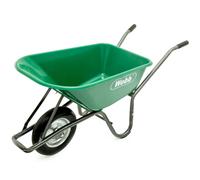 Webb WEWB90 Poly Wheelbarrow with Puncture Proof Wheel 90l Green