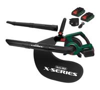 Webb X Series WEV20X2BV 40v Cordless Brushless Leaf Blower and Vaccum 2 x 4ah Li-ion USB Charger