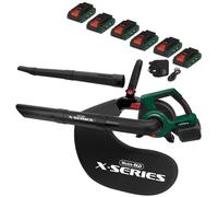 Webb X Series WEV20X2BV 40v Cordless Brushless Leaf Blower and Vaccum 6 x 4ah Li-ion USB Charger