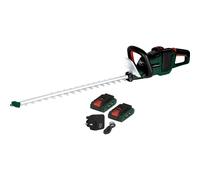 Webb WEV20X2HT61B4X 40V 61cm Cordless Brushless Hedge Trimmer with Battery and Charger - Size: 19 x 21 x 115cm - GREEN - Wilko