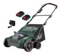 Webb X Series WEV20X2SR 40v Cordless Lawn Raker Scarifier 2 x 4ah Li-ion USB Charger