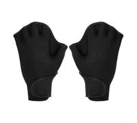 Webbed Fingers 2mm Swim Gloves for Water Resistance and Aquatic Fitness, Suitable for Swimming Training, Surfing, Rafting, and Water Operations (M black)