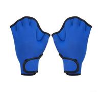 Webbed Fingers 2mm Swim Gloves for Water Resistance and Aquatic Fitness, Suitable for Swimming Training, Surfing, Rafting, and Water Operations (S blue)