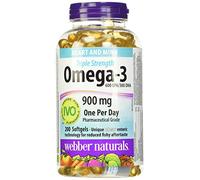 Webber Naturals Omega-3 Triple Strength 900mg, 200 softgels