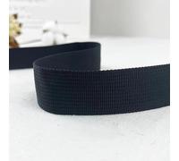 Webbing 10m Black Nylon Webbing aPatterned Woven Belt Safety Belt Luggage Accessories Pet Traction Belt 20/25/32/38/50mm(Black 2.5cm)