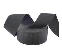 Webbing 10M Black Webbing 20/25/32/38/50/70/80/100mm Nylon Strap Ribbons Tape Belt Sling Decorative Webbings For Sewing(50mm)